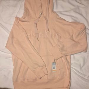 NWT Peach Calvin Klein performance hoodie